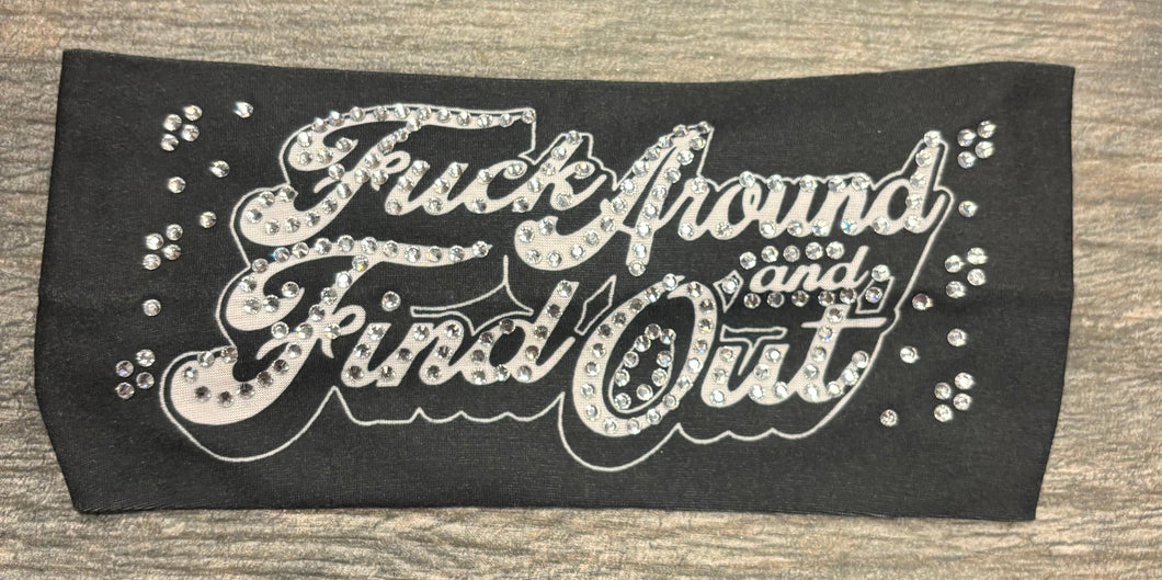 FAFO Bling Stretchy Headband