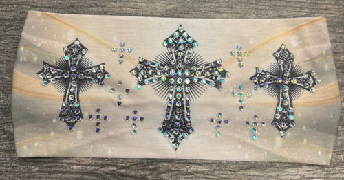 Trio Cross Stretchy Headband
