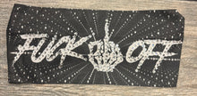 F Off Bling Stretchy Headband