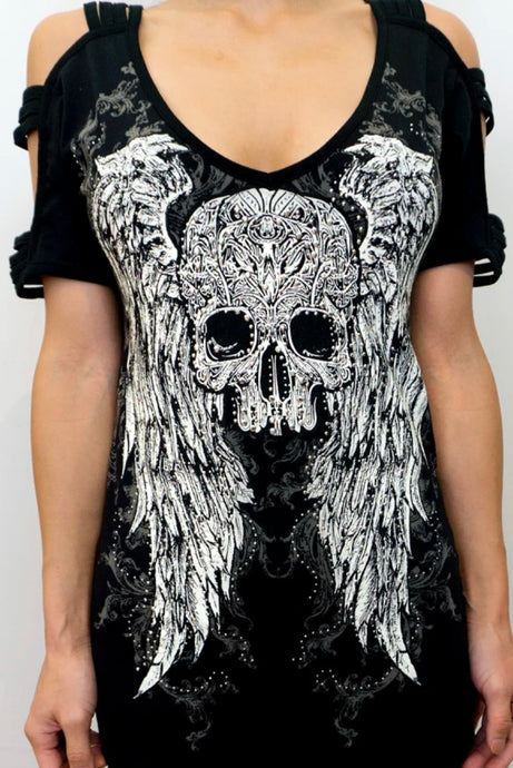 Skull Vixen Bling Tee