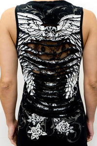 Bombshell Lace Cross Tank