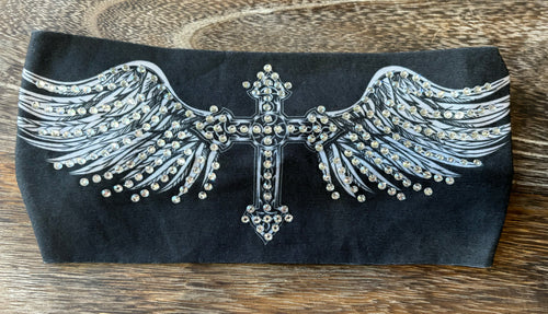 Love Is My Faith Bling Stretchy Headband