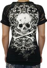 Skull Vixen Laser Cut Bling Tee