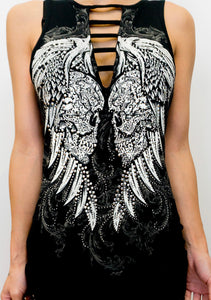 Skull Crush Bling Tank