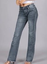 Skull Roses Bling Boot Cut Jean