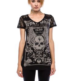 Rebel Rock Lace Tee