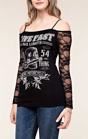 Live Fast Lace Long Sleeve