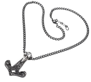 Thor's Raven Hammer Necklace