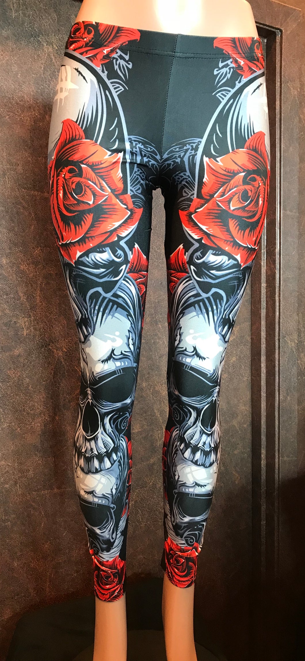Rose Skull Legging