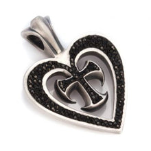 Crossed Heart Pendant