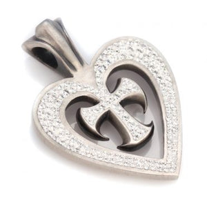 Crossed Heart Pendant