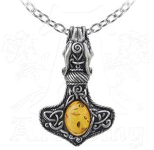 Amber Thor's Hammer Necklace
