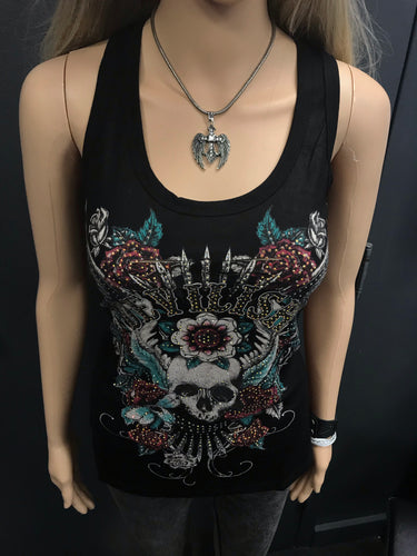 Rose Rocker Lace Tank