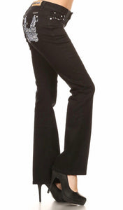 Rev Up! Black Boot Cut Jean