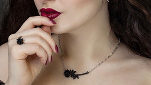 Dark Rose Necklace