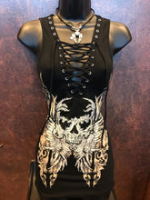 Bling Skull Tie Up Tank