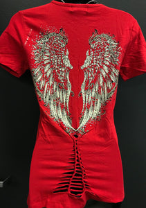 Red Hot Wing Ripped Tee