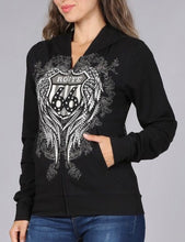 Route 66 Zippered Hoodie