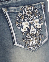 Skull Candy Bling Boot Cut Jean
