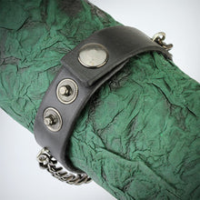 Love in Chains Leather Bracelet