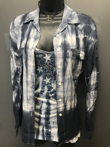Navy Dreams Button Down