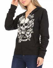 Live Fast Zippered Hoodie