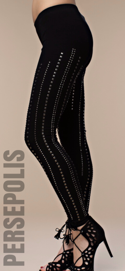 Studded leggings top