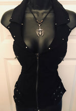 Buckle Up! Bling Zippered Vest