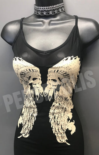Warrior Mesh Strappy Tank