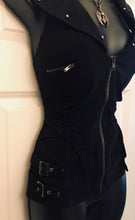 Buckle Up! Bling Zippered Vest