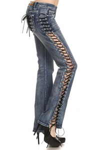 Tie Me Up Bling Denim